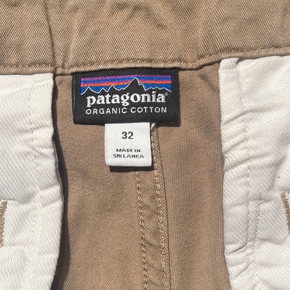 Patagonia Flat Front Pants. Cotton. Tan. 32/30 - Picture 2 of 2